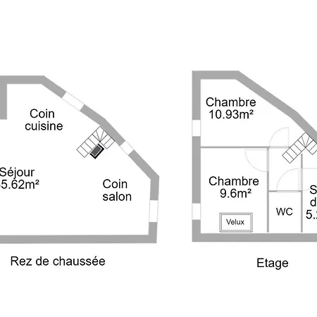 De France 4/6 Personnes A Tatil Evi *